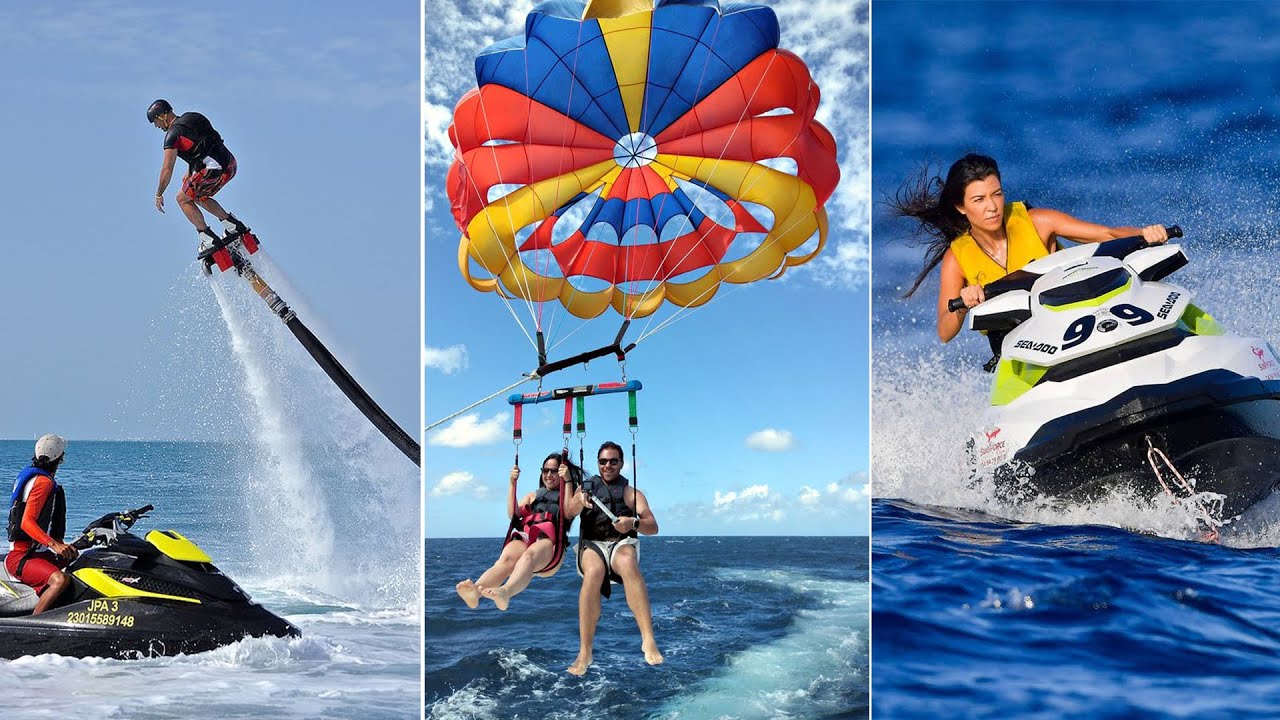Experience numerous water sport activities at Tanjung Benoa Beach.