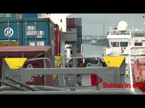 Frachtschiffreise 2013 Henneke Rambow Teil 1 Hamburg bis Malmö