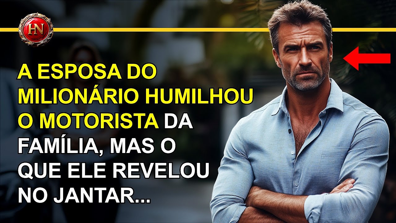 A esposa do milionário humilhou o motorista da família, mas o que ele revelou no jantar...