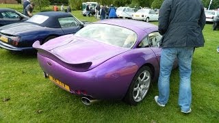 preview picture of video 'Classic TVRs on Show in Stokesley North Yorkshire'