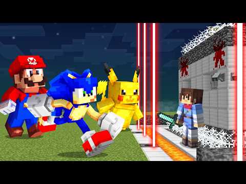 Video Games vs Security House in Minecraft