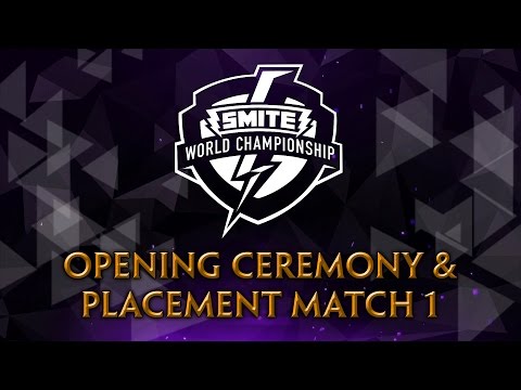 SMITE World Championship 2017 - Opening Ceremony & Placement Match 1 (SoaR vs. INTZ)