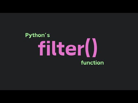 Learn Python Filter Function In 1 Minute