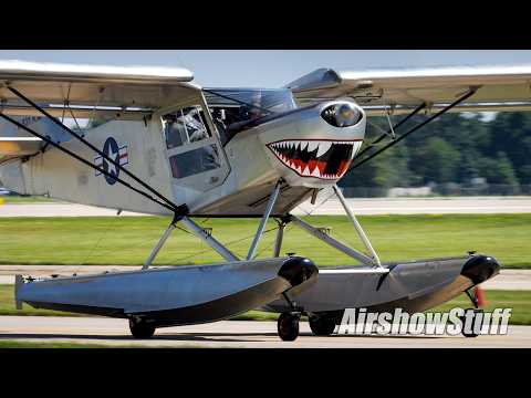 Oshkosh Arrivals/Departures - Monday Part 1/5 - EAA AirVenture Oshkosh 2025