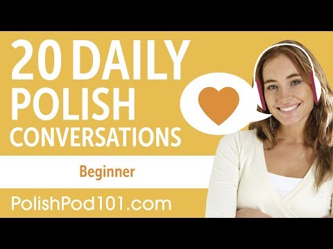 20 Daily Polish Conversations - Polish Practice for Beginners