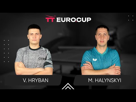 19:40 Vadym Hryban - Mykola Halynskyi 27.07.2025 TT Euro.Cup Ukraine Elite. TABLE 3