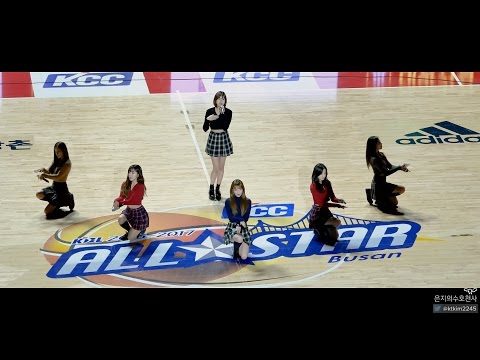 170122 KBL올스타전 축하공연 - 별의 별 + 내가 설렐 수 있게 - 에이핑크 4K 직캠 (fullshot ver.)