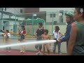 どじょうつかみ大会in文成小学校