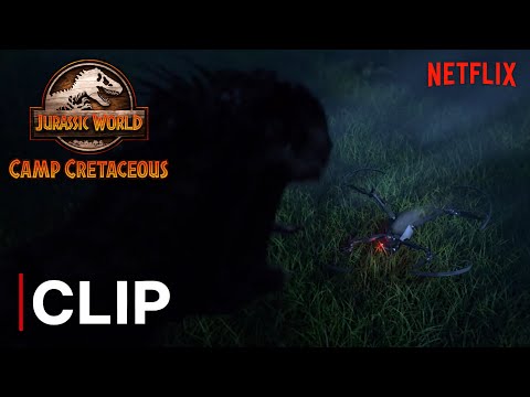 E750 Attacks Drone | JURASSIC WORLD CAMP CRETACEOUS | NETFLIX
