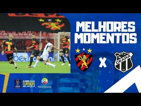 Gols e lances de Sport x Ceará