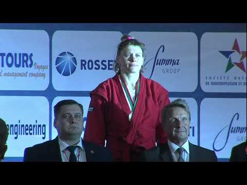 Anthem of Ukraine (2015 World Sambo Championships, women's 72 kg, Nataliya Smal)