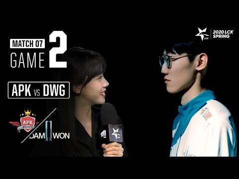 APK vs DWG | Match07 Game2 H/L | 2020 LCK Spring