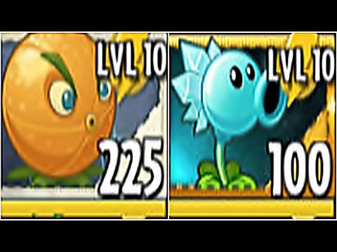 TEAMS Citron Max Level Up Vs Snow Pea Pvz 2 in Plants vs. Zombies 2: Gameplay 2017