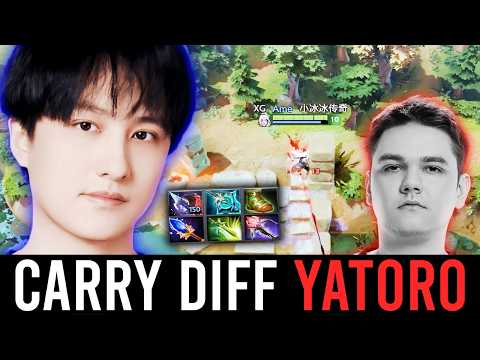 "AME DROW RANGER 100% CARRY DIFFING YATORO IN DLEAGUE.."