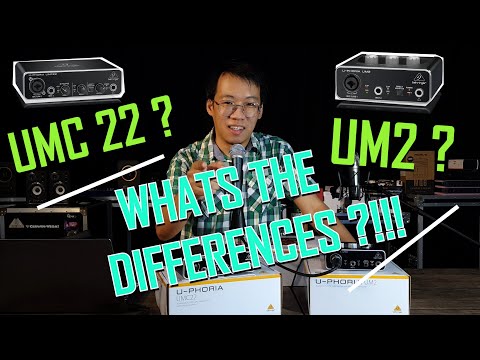 【AVEM 】 UMC22 vs UM2 - What is the similarity and differences of these Behringer Audio Interface?