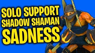 Solo Support Shadow Shaman Sadness - DotA 2 Full Match