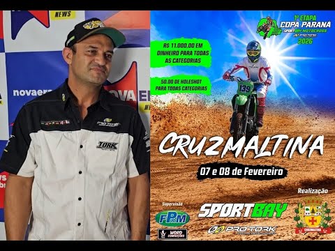 CRUZMALTINA – Abertura da Copa Paraná de Motocross acontece nos dias 7 e 8 de fevereiro