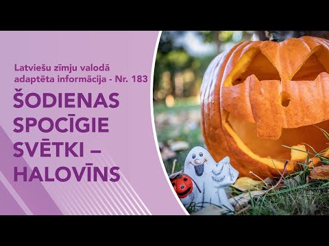 Video ziņas Nr. 183 “Šodienas spocīgie svētki – Halovīns”