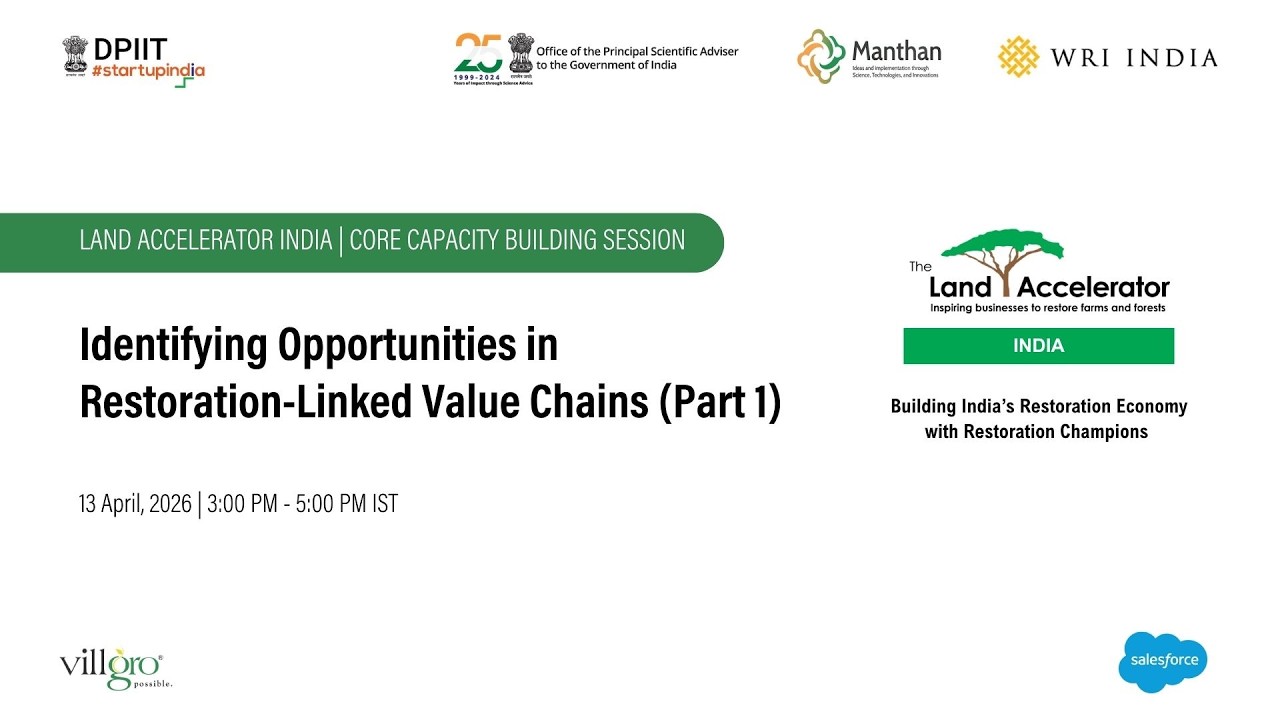 Identifying Opportunities in Restoration Value Chains (Part 1)