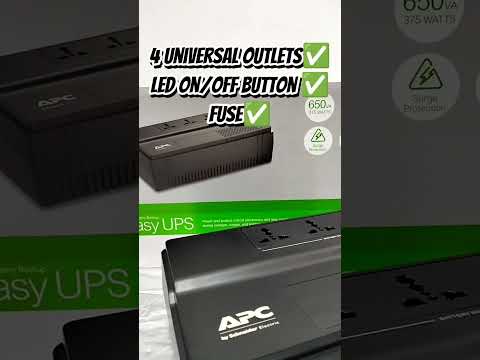 APC BV650I-MSX UPS Power Supply
