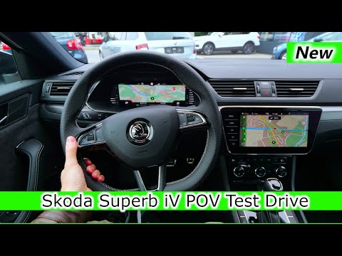 2020 Skoda Superb iV POV Test Drive