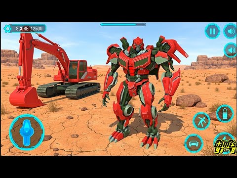 Excavator Robot transformers: Mech Multiple Transform Game Part 9 - Android Gameplay