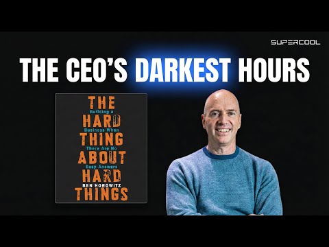 The Hard Thing About Hard Things by Ben Horowitz - Book Summary