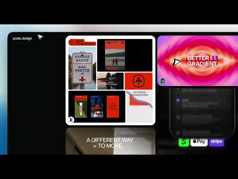 posts design video preview