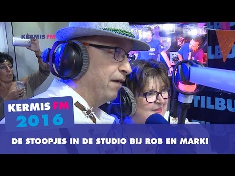 De Stoopjes in de studio bij Rob en Mark! | Kermis FM 2016