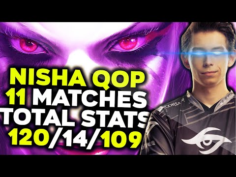 BEST QUEEN OF PAIN IN DOTA 2 - NISHA UNREAL 120-14-109 Score in 11 Pro Dota Matches - EPIC Dota 2