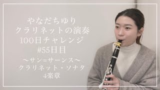 Download lagu やなだちゆり クラリネットの演奏100日チャレンジ！〜サン=サーンス クラリネット・ソナタ4楽章〜#55日目 mp3