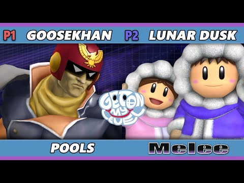 GOML 2022 - Goosekhan (Captain Falcon) Vs. Lunar Dusk (Ice Climbers) SSBM Melee Tournament