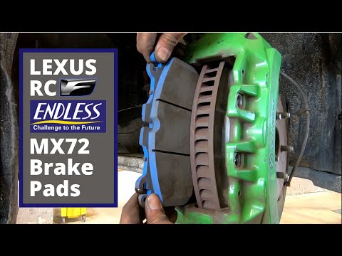 Simple Endless MX72 Brake Pad Install In Lexus RC F Brembo Caliper