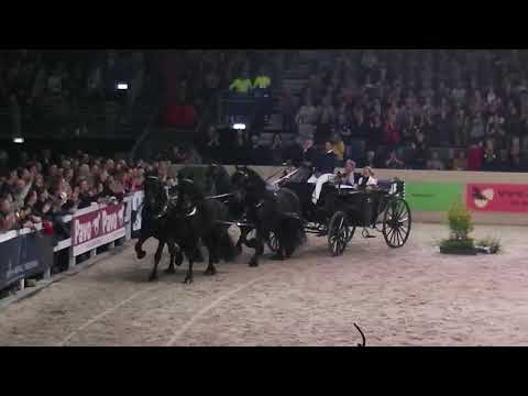 4 span Rudmer, Twix, Thijs en Vriez op de hengsten keuring 2020