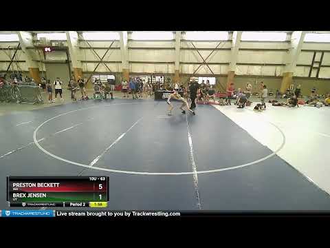 63 Lbs Cons. Round 2 - Preston Beckett, WA Vs Brex Jensen, UT 5583