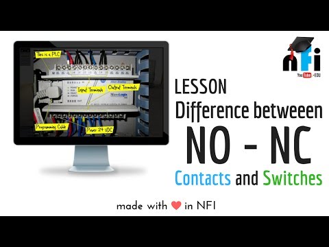 Difference between NO/NC Contacts & Switches Video