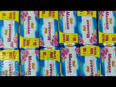 ASMR Detergent SOAP HAUL Opening / Unwrapping /  Detergent Bar Unboxing / Unpacking - Soft Wrappers