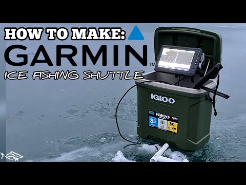 EASY DIY Portable Garmin Ice Fishing Sonar | Best Livescope Panoptix Setup