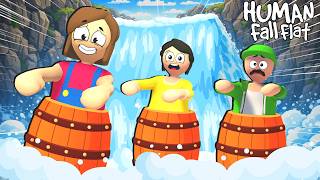 MASSINHAS NA CACHOEIRA COM BARRIL! (Human Fall Flat)