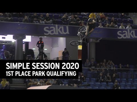 Simple Session 2020 – Boyd Hilder 1st Place BMX Park Qualifier