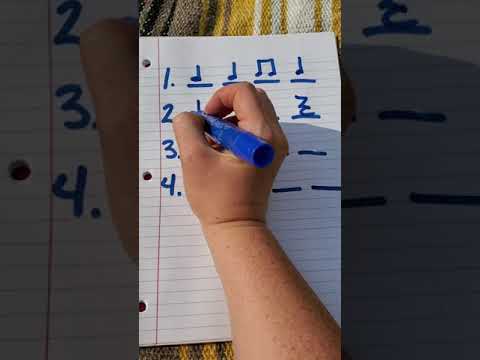 Rhythm Dictation Level 1