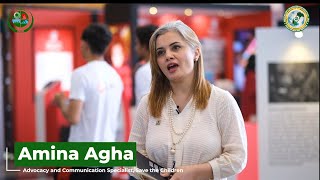 Ms. Amina Agha (Advocacy & Communication Specialist) from Save the Children