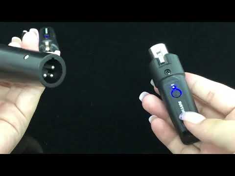 RAYHAYES GE-02 UHF Wired to Wireless Microphone Converter Mic Transmitter & Receiver Receiving 