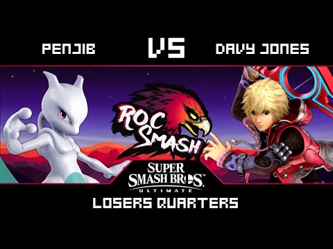Penjib (Mewtwo) vs Davy Jones (Shulk) | Roc Smash 89 - SSBU Losers Quarters