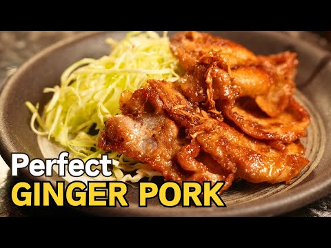 Make Perfect Ginger Pork Stir Fry ( SHOGAYAKI ) : Authentic Japanese Recipe !