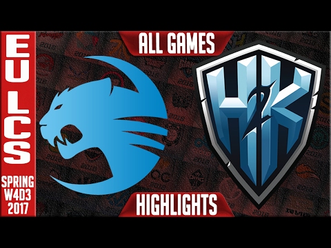 ROCCAT vs H2k All Games - EU LCS W4D3 Spring 2017 - ROC vs H2k All Games