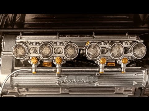 Motore Lamborghini Miura P400 S 1968 1:8 Hachette