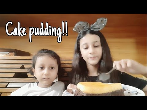 How to make yummy cake pudding😋 /Adeena's Gallery