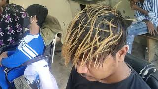 Highlighting Cap hair colour  kaise karein  brown colour   and golden  2020