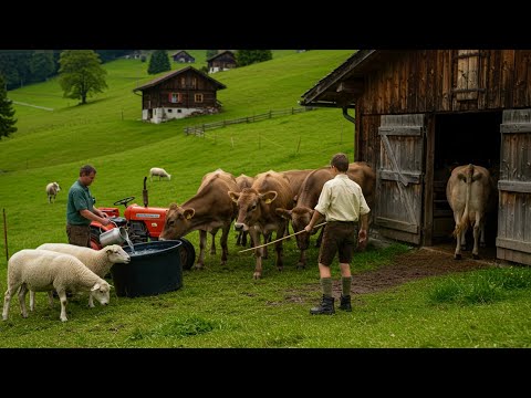 How do people live in Swiss Alpine villages? Heirs of the mountains